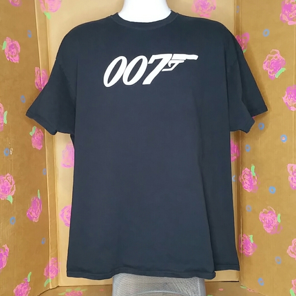007 Black T Shirt Size 2XL - Picture 2 of 5